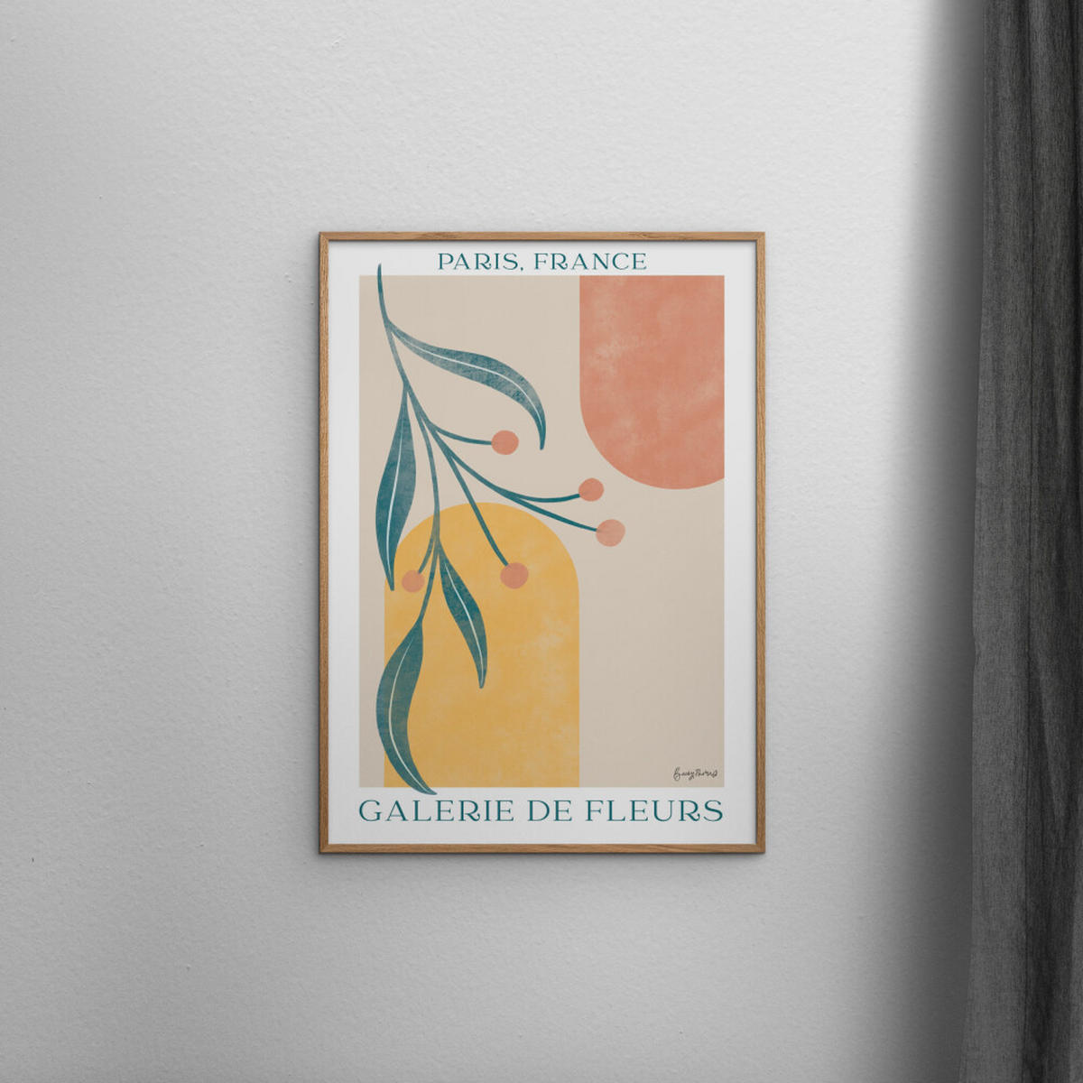 POSTER Wild Apple - Botanical Poster III - Multicolor, Papier (70/100/0.1cm) - Poster&Frame