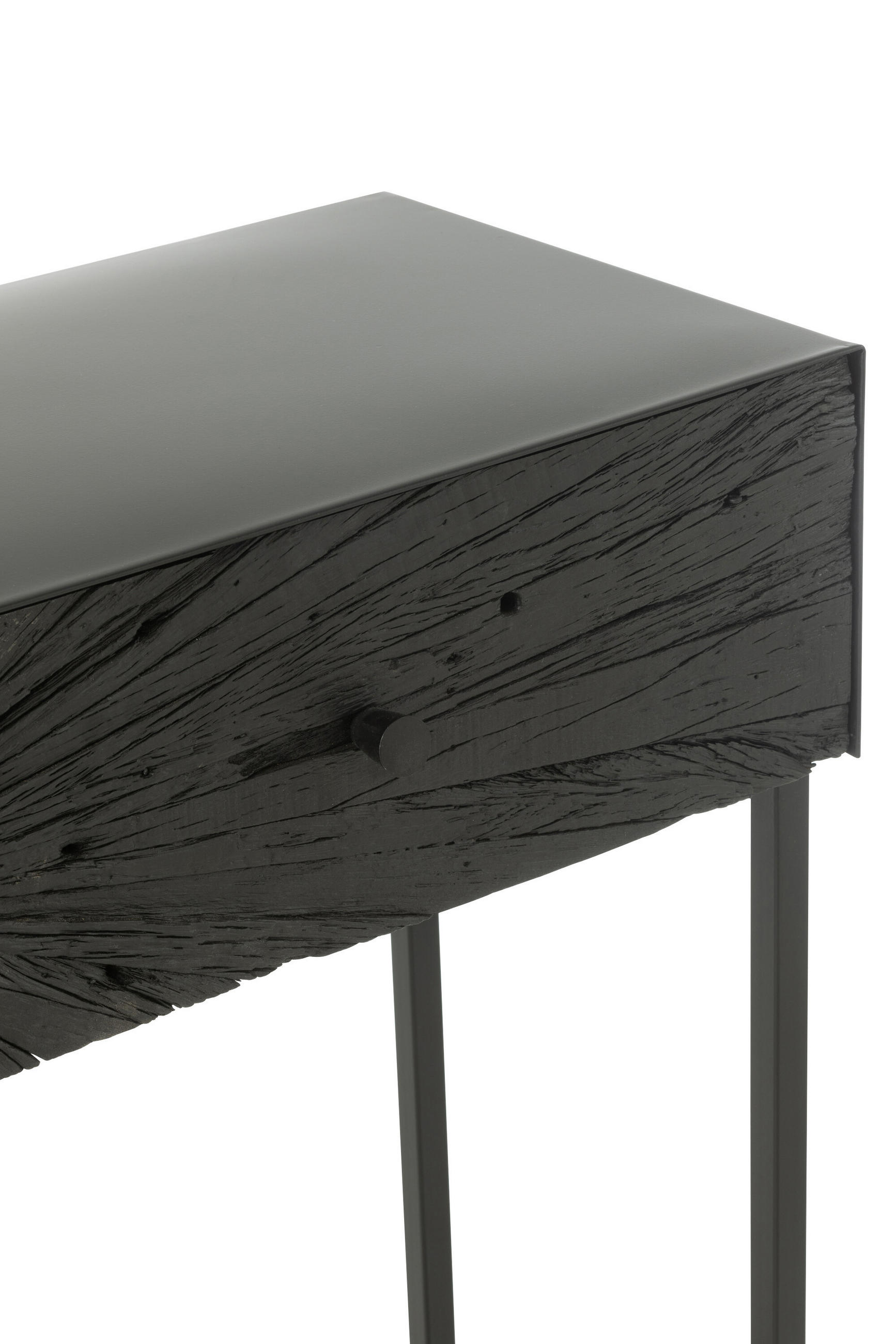 KONSOLE SHANIL - Holz - Schwarz - Schwarz, Holz (100/33/81cm) - J-Line
