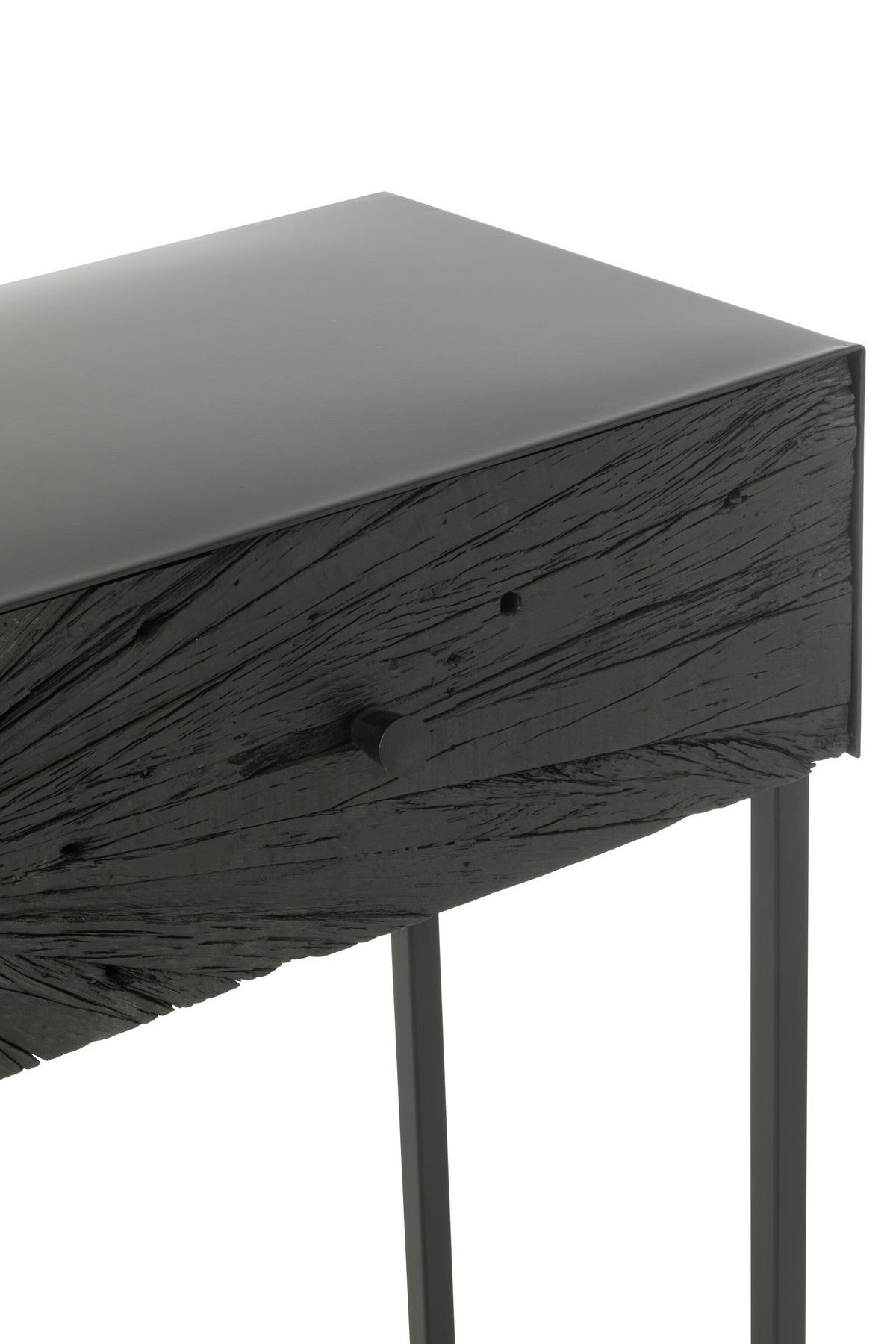 KONSOLE SHANIL - Holz - Schwarz - Schwarz, Holz (100/33/81cm) - J-Line