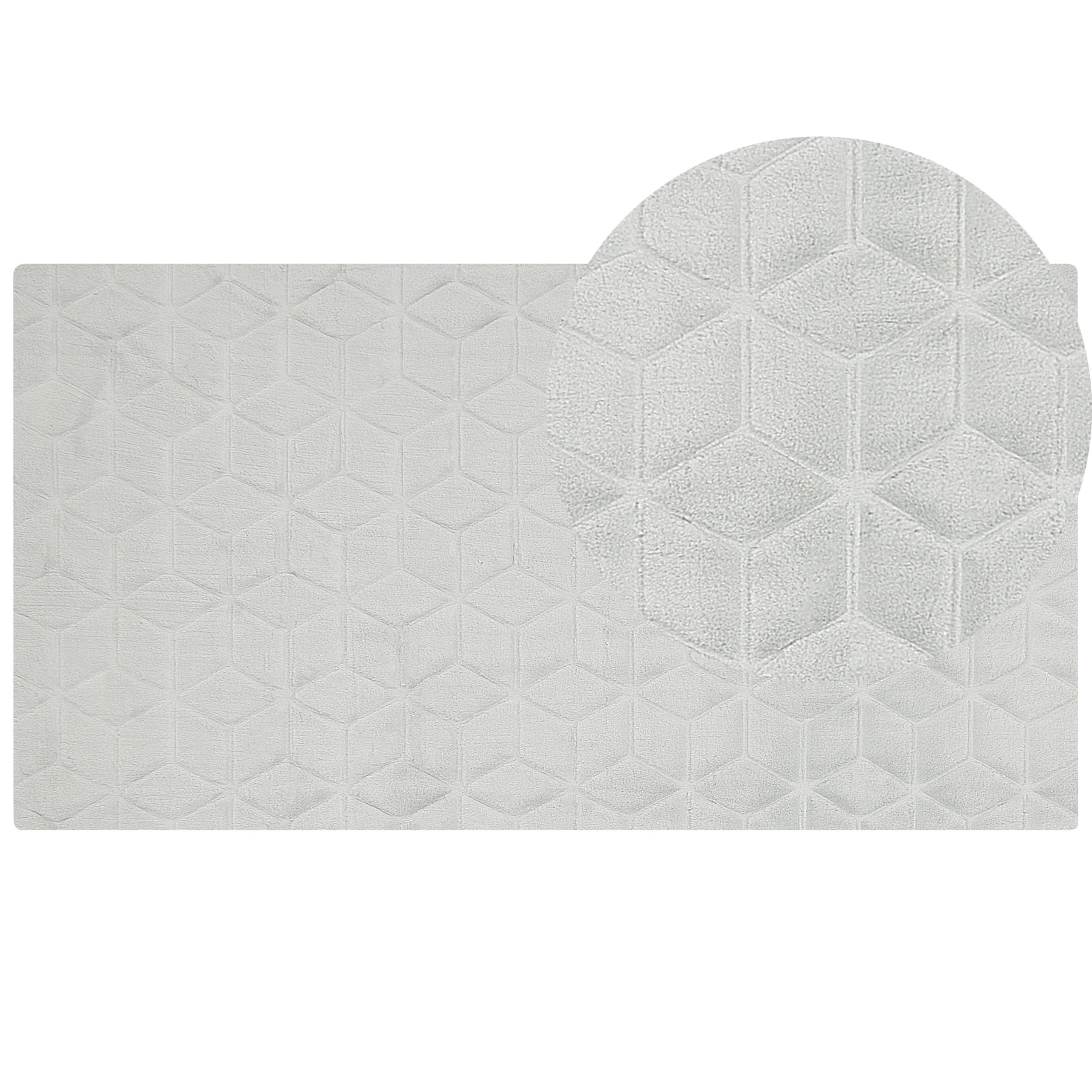 SHAGGY-KUNSTFELLTEPPICH Thatta 150/80 cm - Grau, Kunststoff (80/150cm) - Beliani