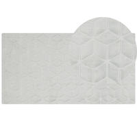 SHAGGY-KUNSTFELLTEPPICH Thatta 150/80 cm - Grau, Kunststoff (80/150cm) - Beliani