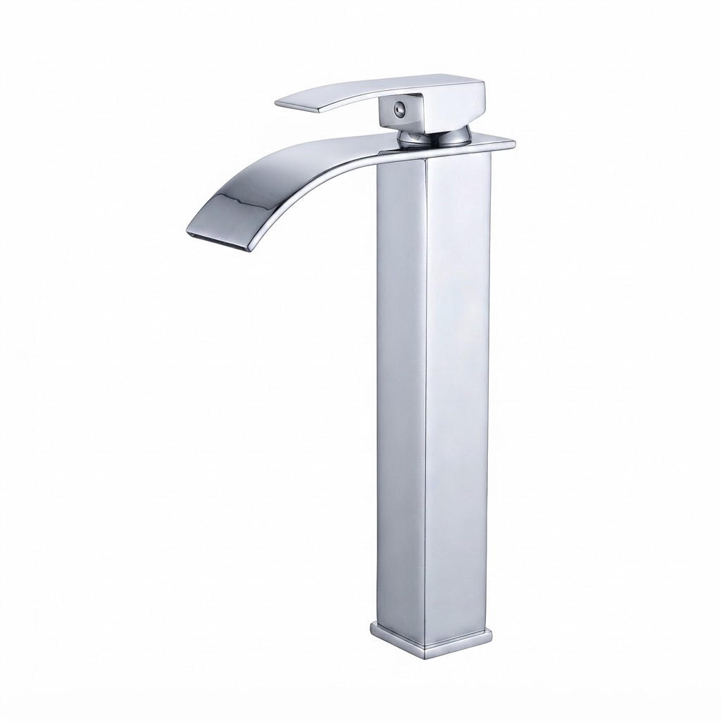 BADEZIMMERARMATUR, 30 x 15 cm, silber - Silberfarben, Metall (35/10/20cm) - Vallsero