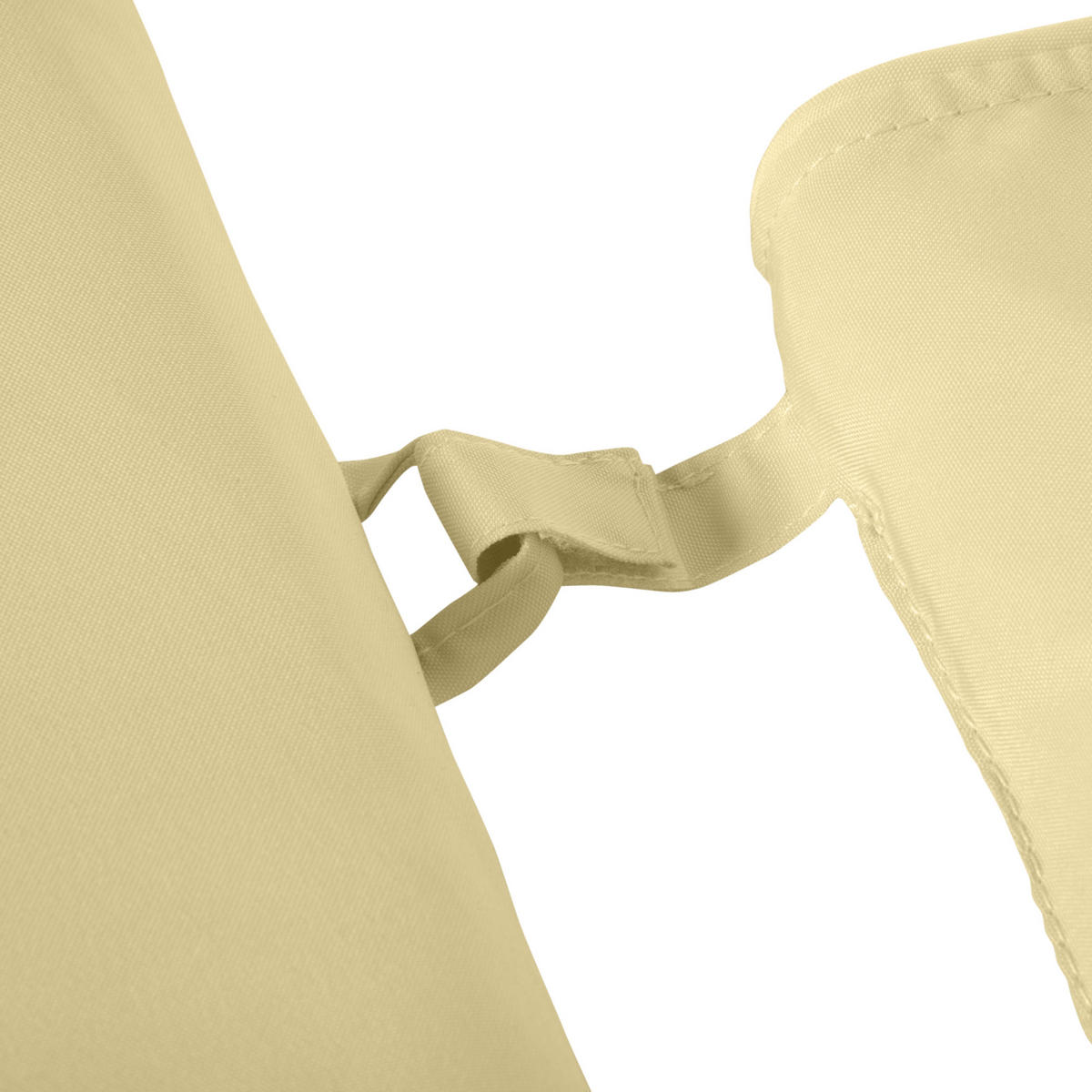 LIEGENAUFLAGE aus Polyester 198x53x5 cm in Beige mit Kopfkissen - Beige, Textil (53/5/198cm) - Modfu