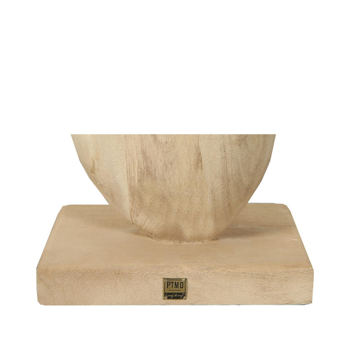 SKULPTUR Kodey Beige 25.5/20/80cm - Beige, Holz (20/80/25.5cm) - PTMD Collection