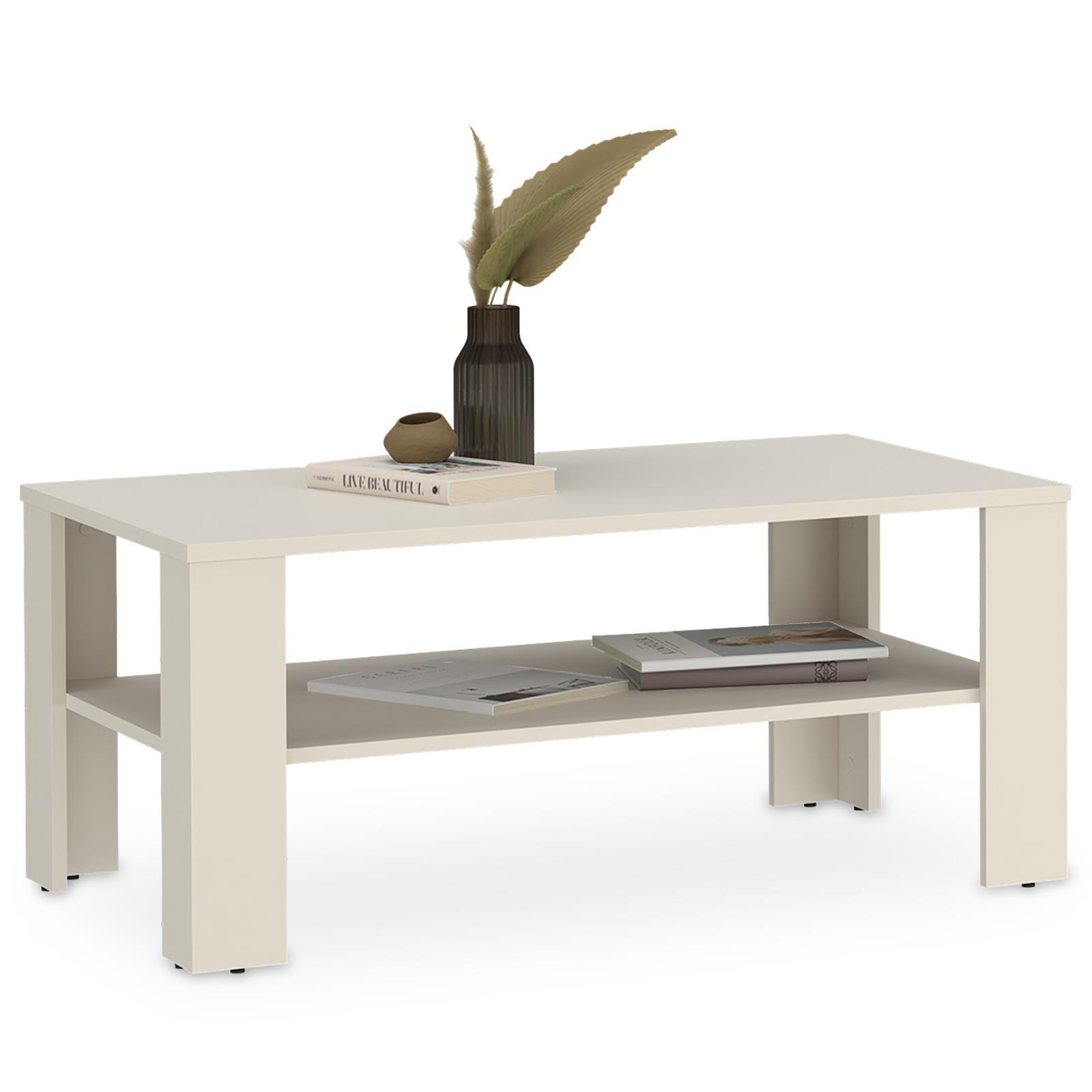 CARO-Möbel Couchtisch Kaschmir 100x44x60 cm