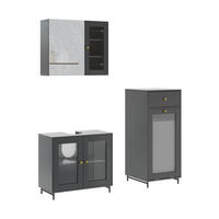 MALTE Šedá - šedá, kompozitní dřevo (60/58/30cm) - Vicco