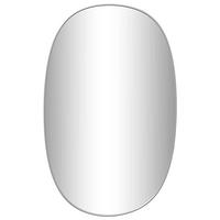 WANDSPIEGEL Silbern 70x45 cm - Silberfarben, Glas (45/70/1cm) - furnicato