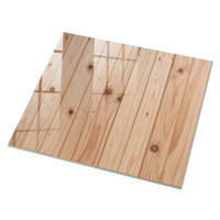 GLASPLATTE 80x60 cm – Holzstruktur - Braun, Glas (0.4/80/60cm) - ArtPrintCave