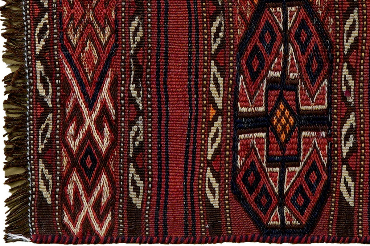 HANDWEBTEPPICH Sumak Shahsavan Mehrfarbig 81/85 cm Schurwolle - Multicolor, Textil (85/81cm) - Looma