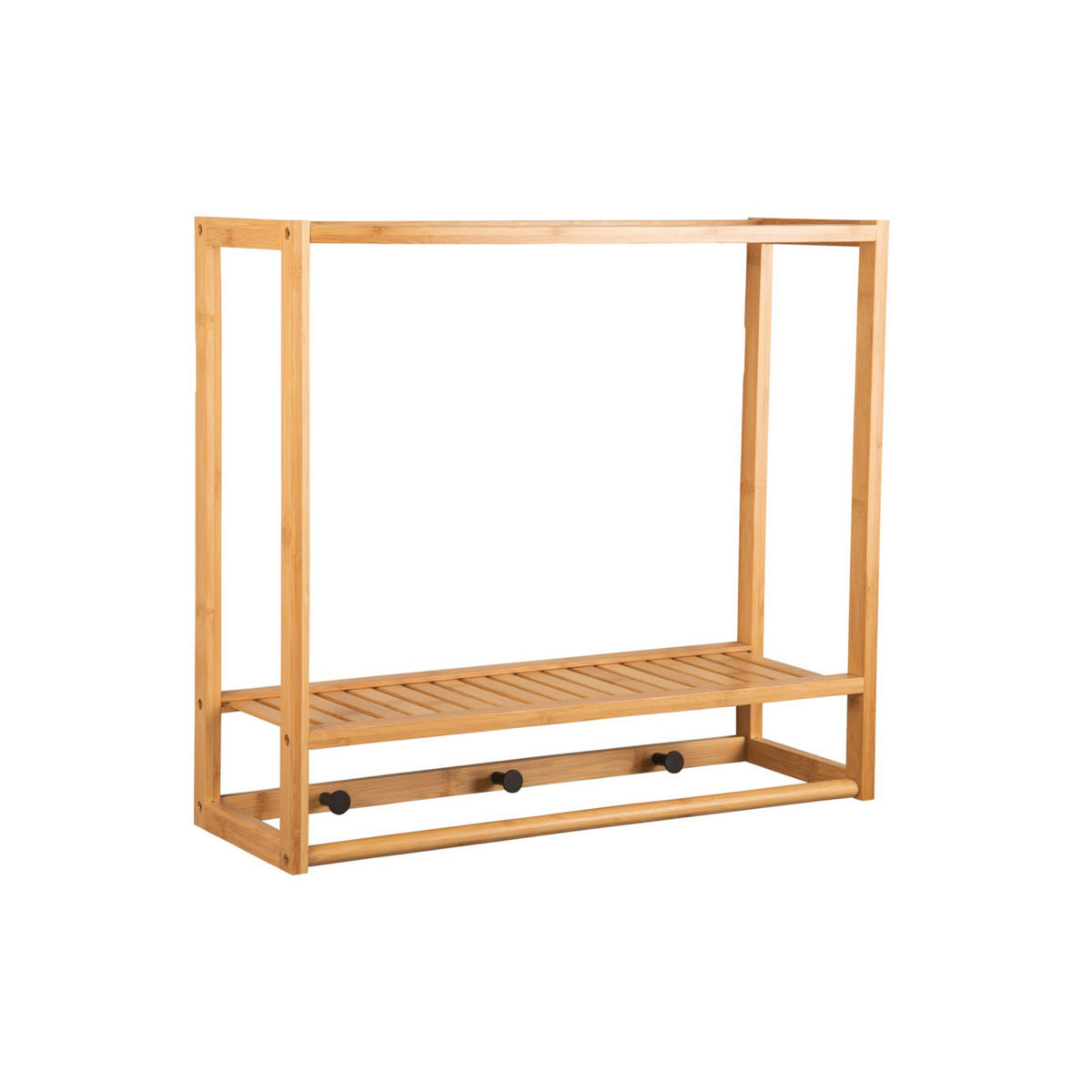 WANDGARDEROBE Sheer Braun 60.2/20/54 cm - Naturfarben, Holz (20/54/60cm) - Leitmotiv