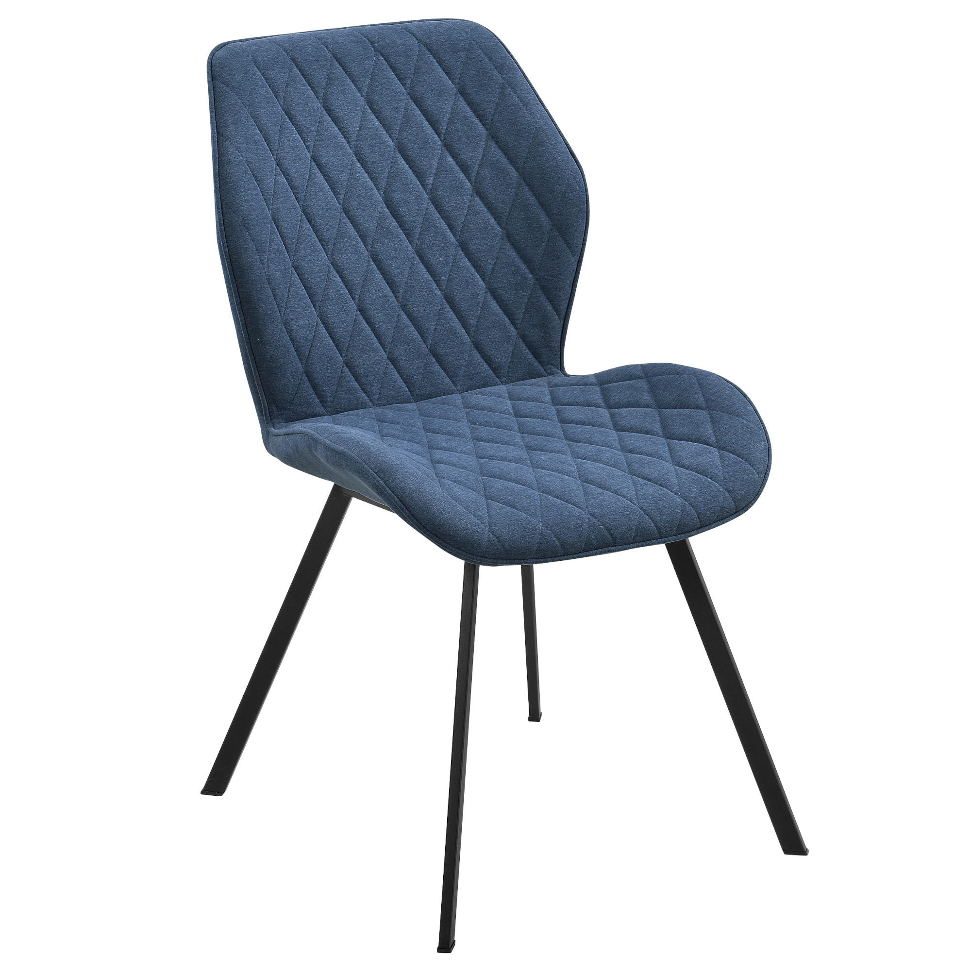 ESSZIMMERSTUHL Sarpsborg 2er Set - Blau, Textil (51/89/64cm) - [en.casa]