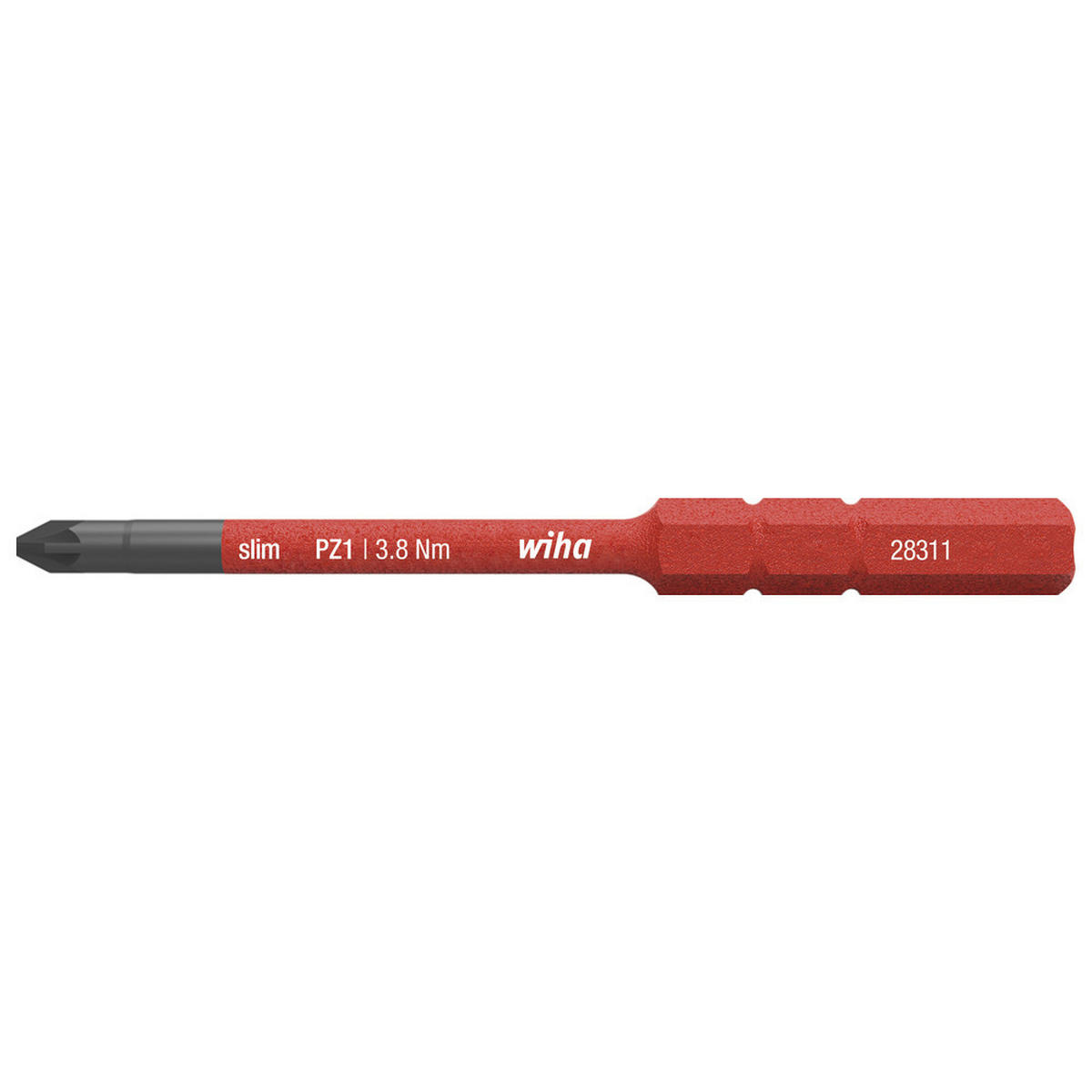 BIT slimBIT electric 2831, Kreuzschlitz, PZ2 x 75 mm - Multicolor, Kunststoff (83/7/7cm) - Wiha