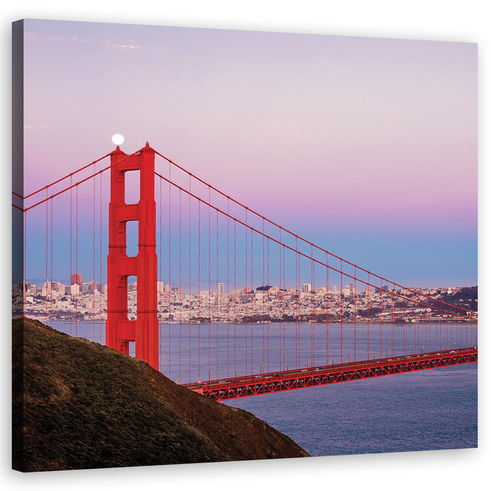 Feeby Wandbild Orange 50x50 cm