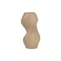 VASE Paris Twisted - Braun - 24,5 cm - Braun, Stein (24cm) - Present Time