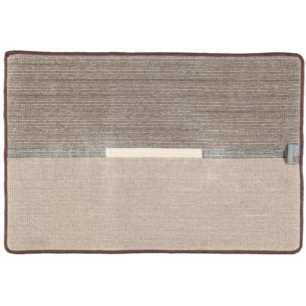 BADTEPPICH MIRA KAFFEE - 411 - Braun, Textil (60/90cm) - Rhomtuft
