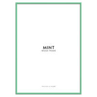 RAHMEN Minzfarbenes Holz Acryl - Mintgrün, Holz/Papier (29.7/42/2cm) - Poster&Frame