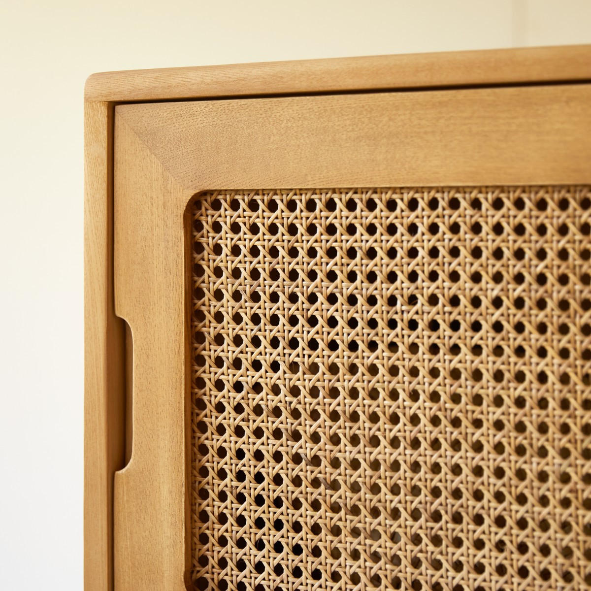 KINDER-SCHRANK Luis Natur aus Ulme - Naturfarben, Holz (45/135/35cm) - Tikamoon