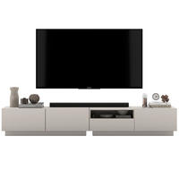 TV-LOWBOARD 2-er Set Enjoy Kaschmir Matt Loft Schublade 120 cm - Kaschmir, Holzwerkstoff (240/37/35cm) - Meble Lindner