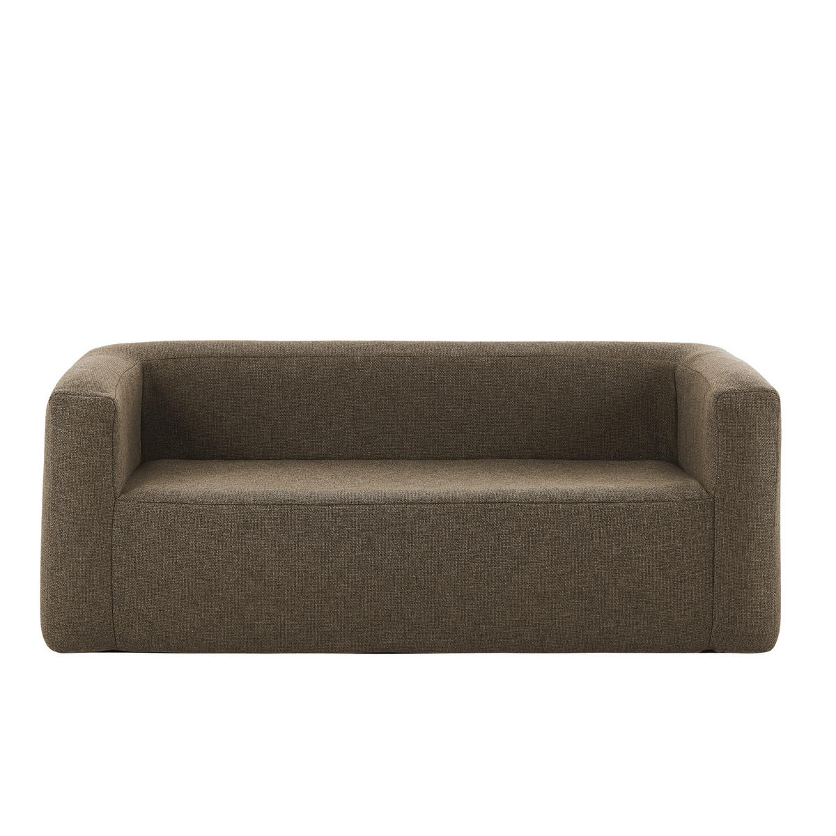 SOFA aufblasbar 2-3 Sitzer - Innen und Außen - Farbe Camel - Braun, Kunststoff (35.5/45.5/96cm) - Terracotta
