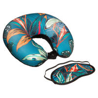 REISE-SET Nackenkissen + Schlafmaske - Multicolor, Textil (10/28cm) - 5five Simply Smart