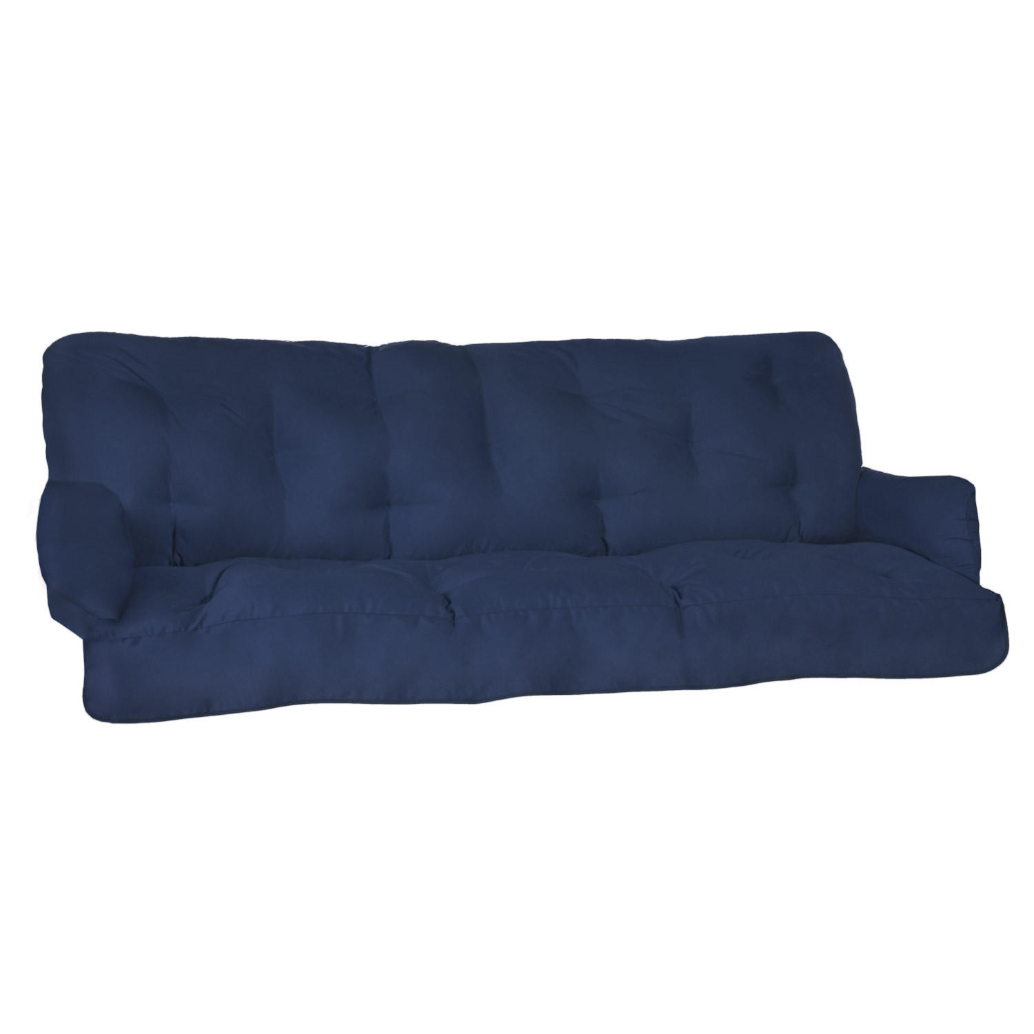 AUFLAGE für Hollywoodschaukel Flair HS 180/50/8cm Dunkelblau - Dunkelblau, Textil (50/8/180cm) - Beautissu 