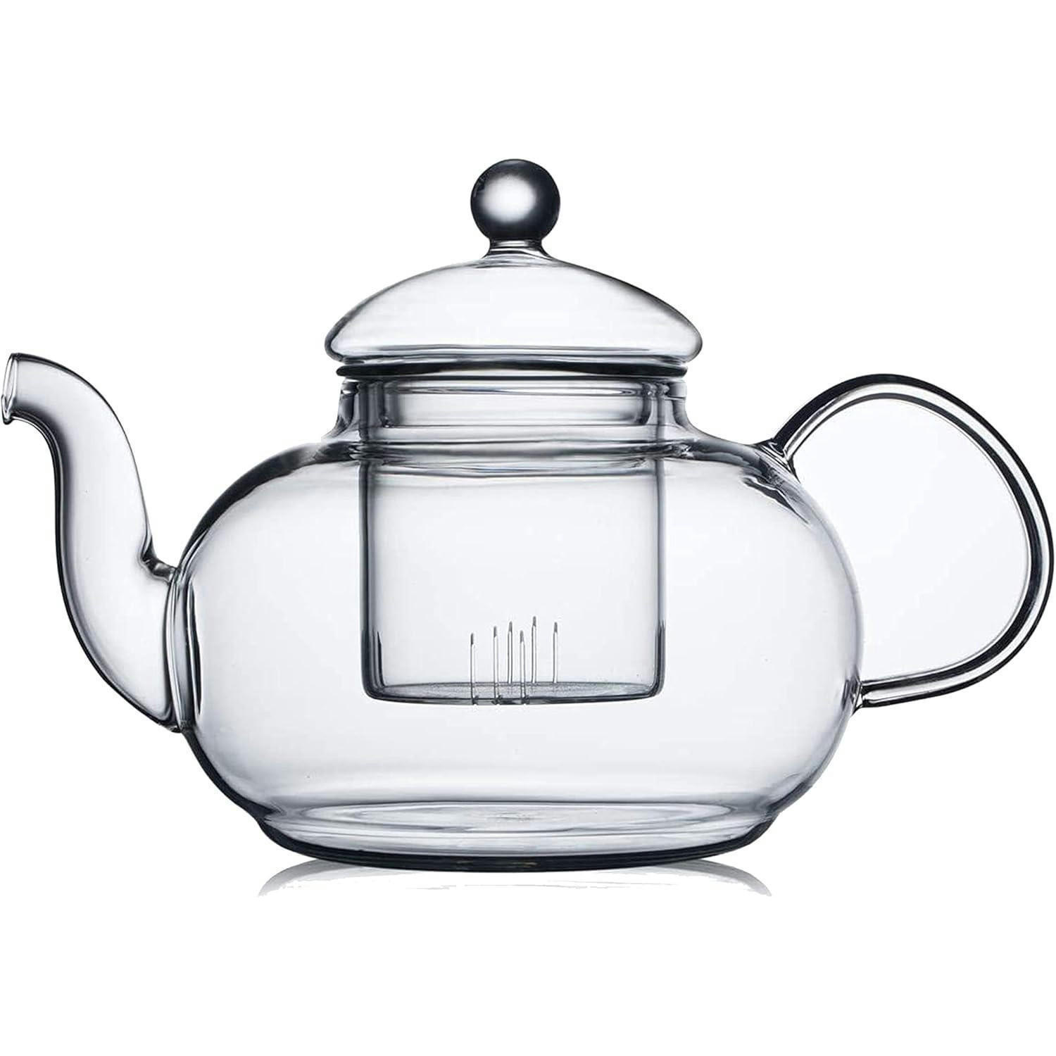 TEEKANNE Glas mit Siebeinsatz 600 ml - Transparent, Glas (13.5/12.5cm)