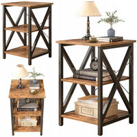 COUCHTISCH, braun 40/40/60 cm - Dunkelbraun, Holzwerkstoff (40/40/60cm) - Rebiko