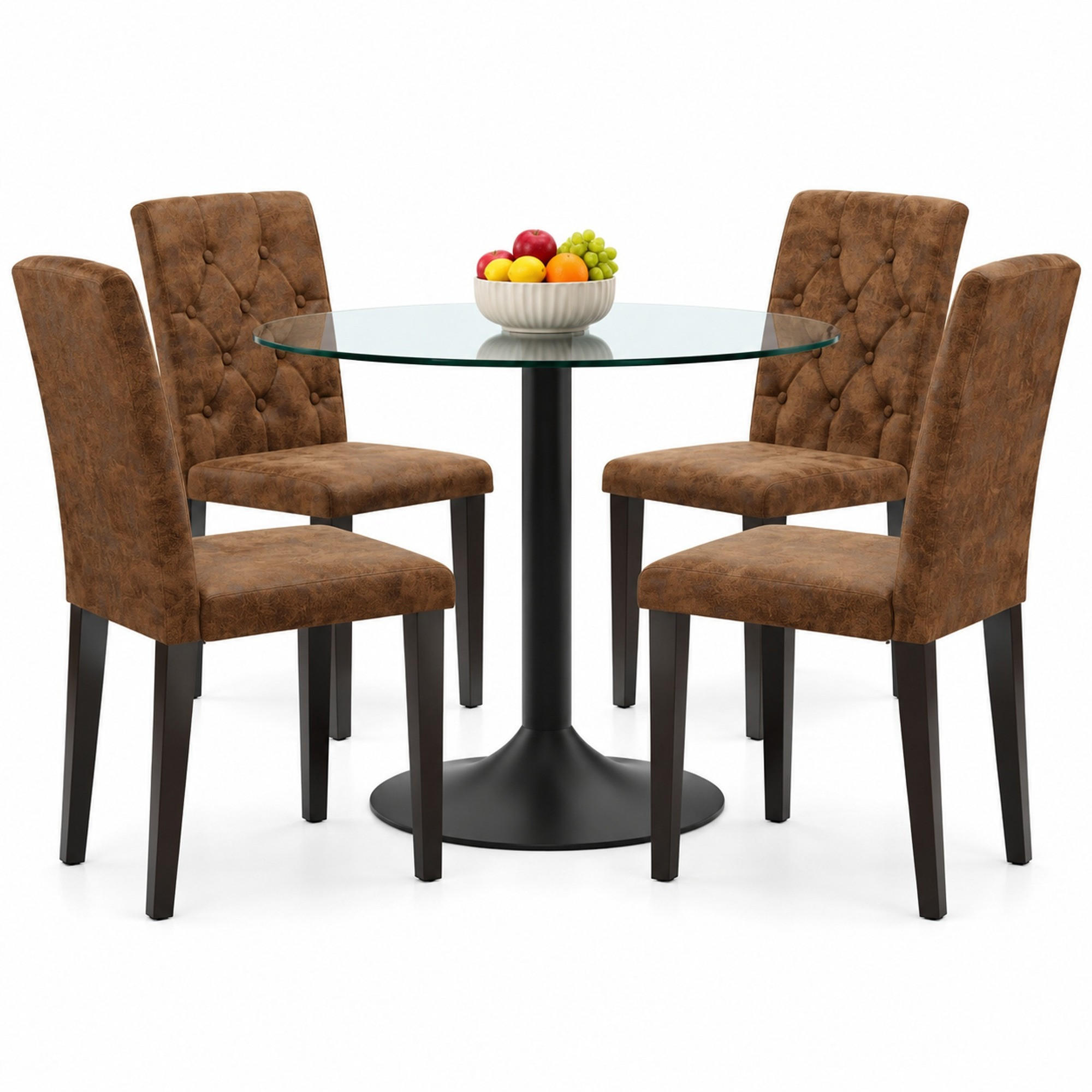 Meubliv Tisch- Braun 85x76x85 cm