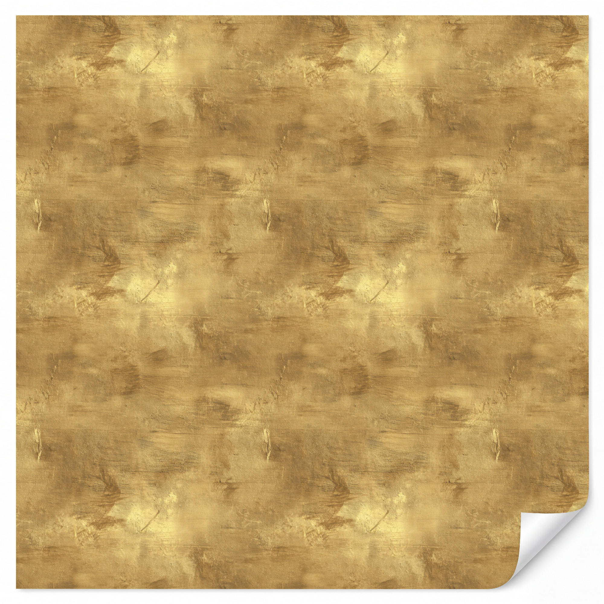 OnlyWow Tapete Gold 240x240 cm