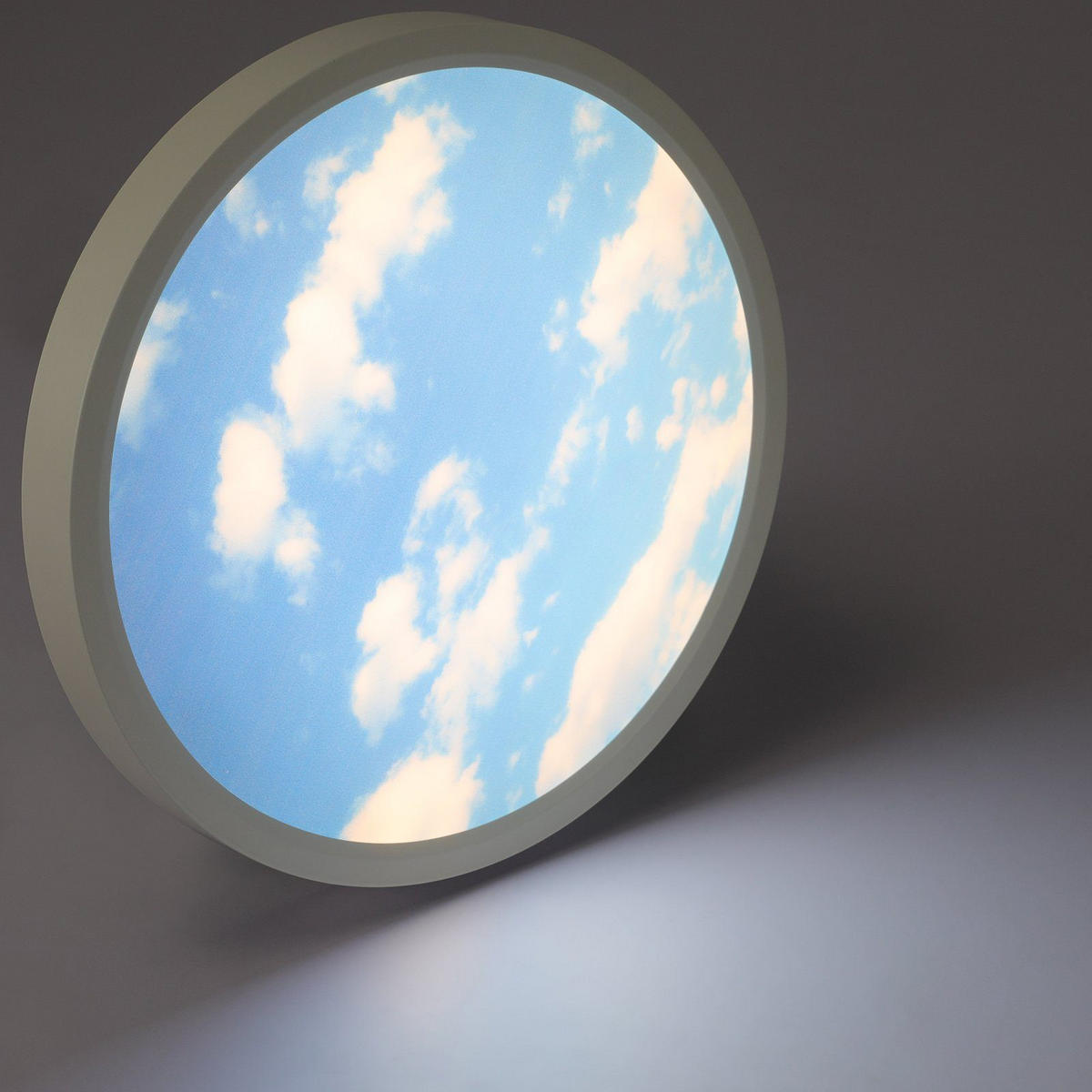 LED-DECKENLEUCHTE Wolkenzauber 23 cm - Weiß, Kunststoff (23/23/2cm) - Nettlife
