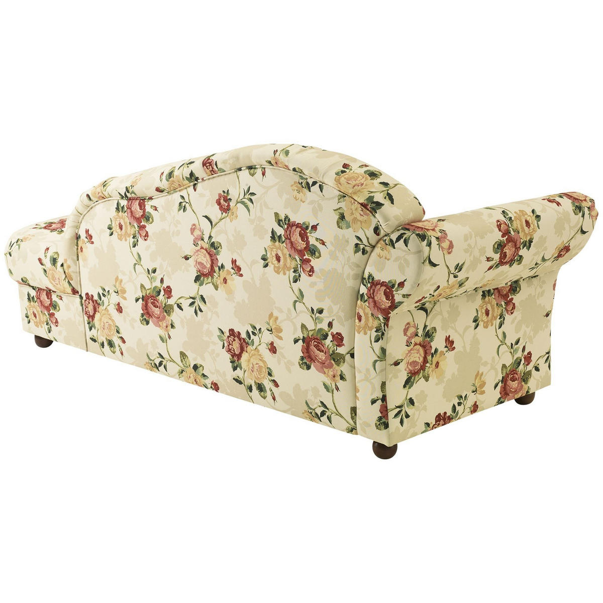 RECAMIERE Armlehne links Kama Bezug Flachgewebe Buche nussbaum dunkel / multi - Blaugrau, Kunststoff (191/83/81cm) - 58aufmkessel