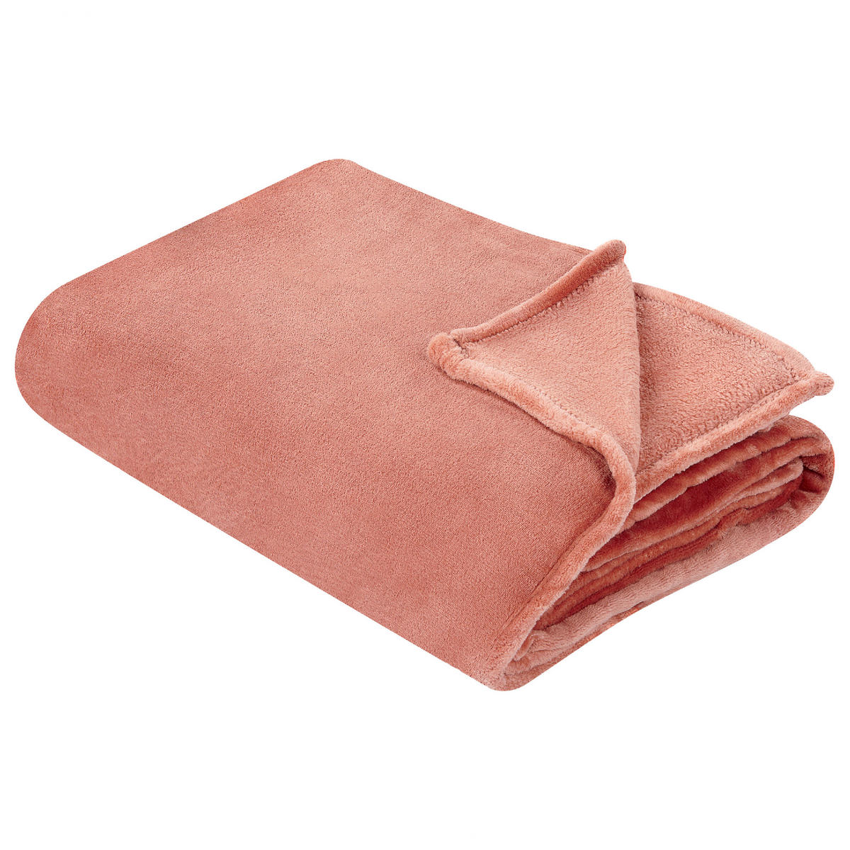 DECKE Rot Bayburt 150/200 cm - Rot, Textil (150/200cm) - Beliani