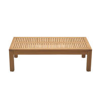 GARTEN-COUCHTISCH Teo Natur aus Teak - Naturfarben, Holz (60/120/35cm) - Tikamoon