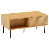 COUCHTISCH Stinna - Braun, Holzwerkstoff (100/50/45cm) - Happy Garden