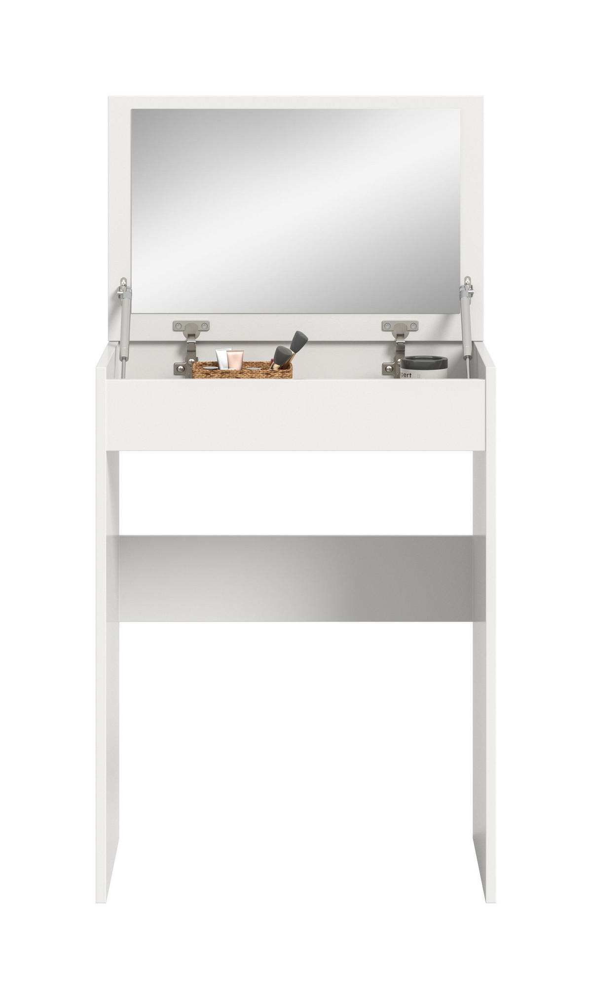 SCHMINKTISCH Make Up weiß 62/40/84 cm - Weiß, Holzwerkstoff (62/84/40cm) - Xonox