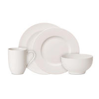 GESCHIRRSERVICE For Me weiß 16er Set - Weiß, Keramik (1/1/1cm) - Villeroy & Boch