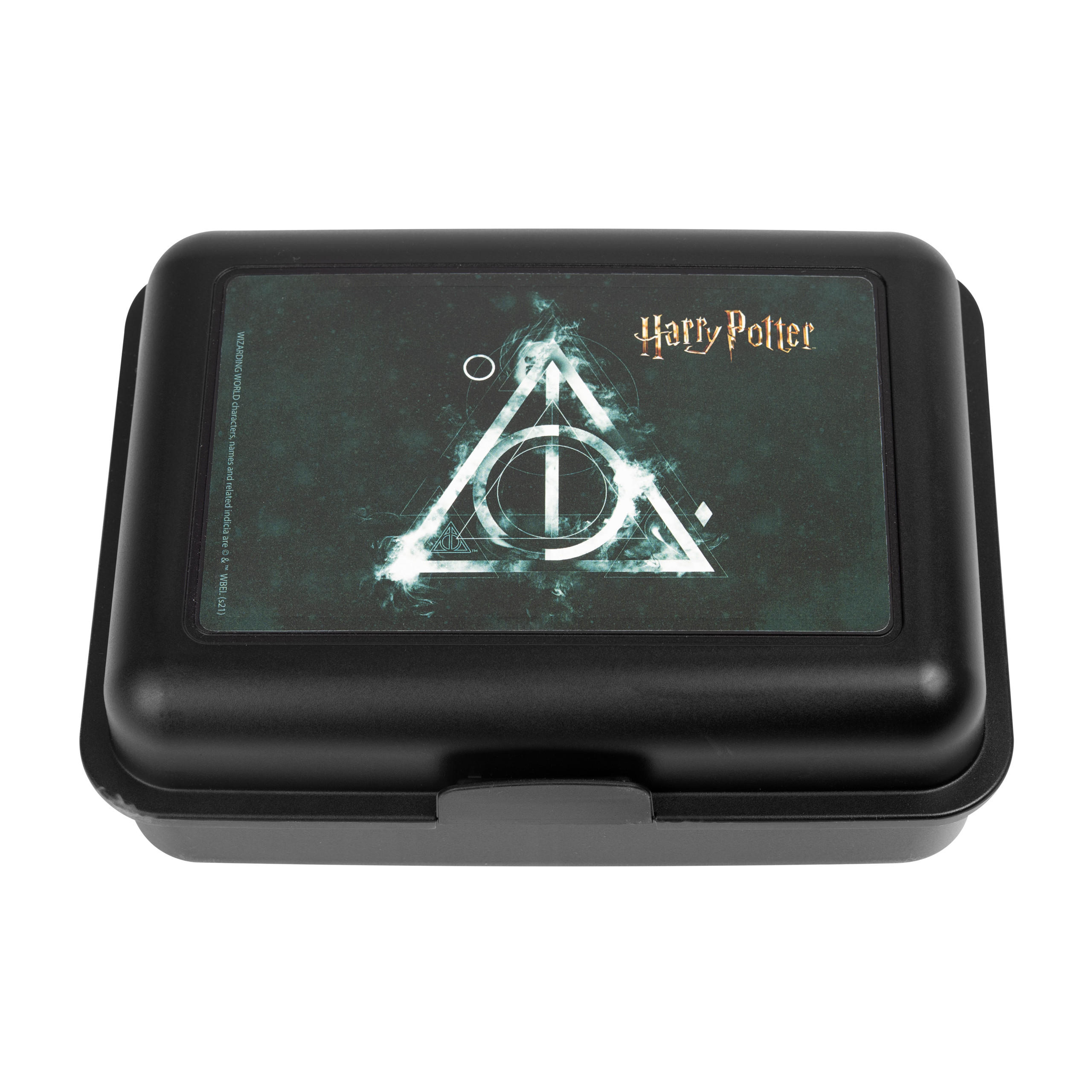 BROTDOSE Harry Potter Heiligtümer des Todes Schwarz 17,5 x 12,8 x 6,9 cm - Schwarz, Kunststoff (17.5/6.9/12.8cm) - United Labels
