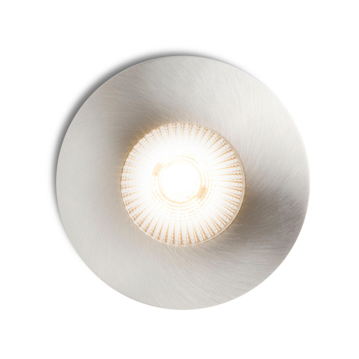 EINBAULEUCHTE WATERBOY R Mattnickel 10 W IP65 - Nickelfarben, Metall (83/83/7cm) - Rendl