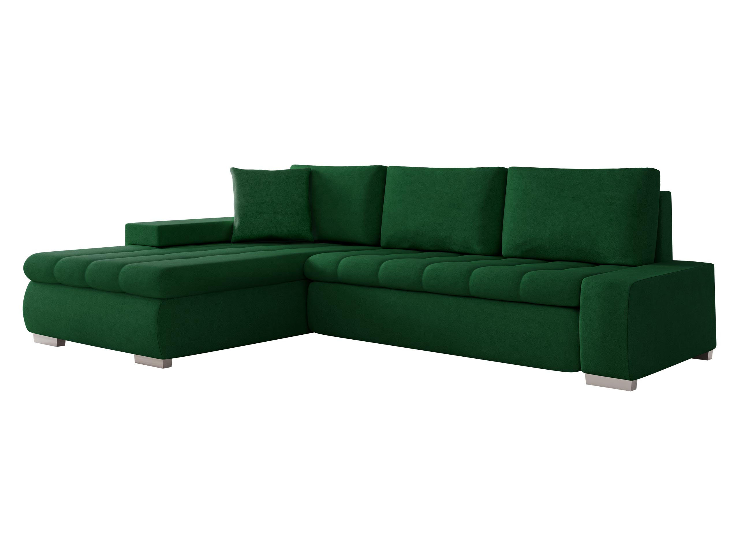 ECKSOFA Orkan Mini - Waldgrün, Holz/Textil (265/185cm) - MIRJAN24