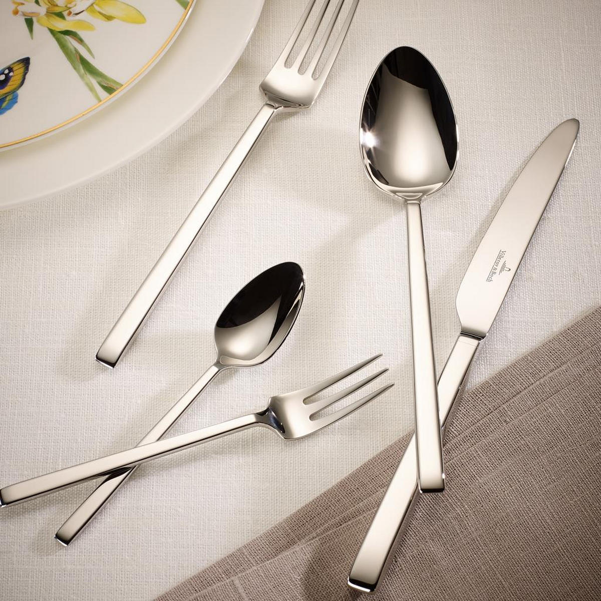 TAFELGABEL La Classica silber 208 mm 6er Set - Silberfarben, Metall - Villeroy & Boch