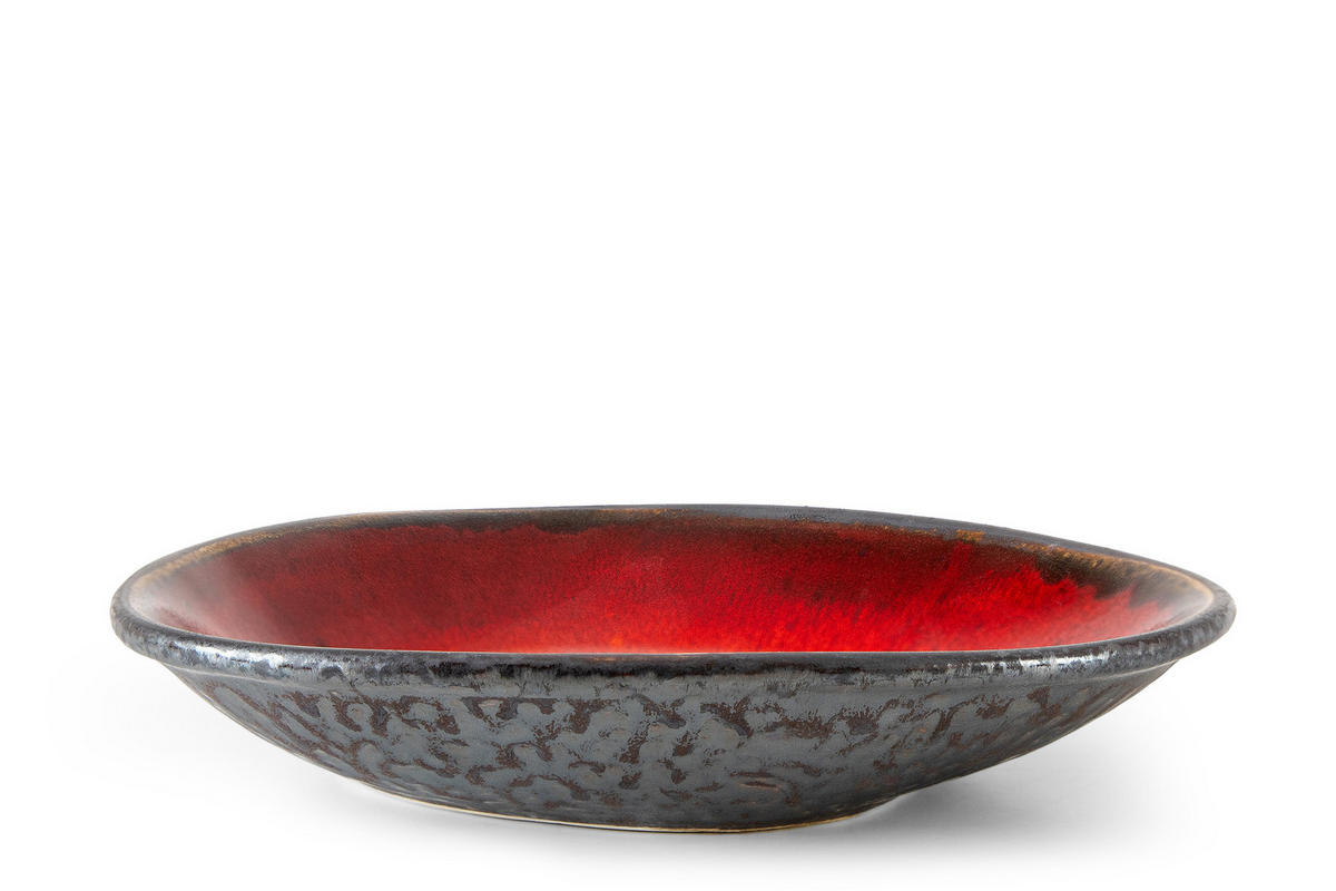 SUPPENTELLER PRIMA 6-tlg, Rot - Rot, Keramik (22/24/5cm) - KONSIMO®