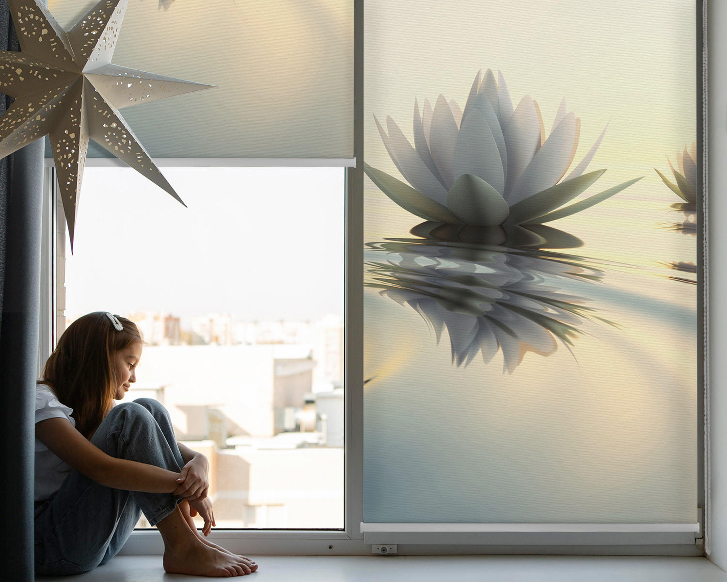 Thumbnail - Tulup Rollo, Weiß, Textil, 90x240 cm, Wohntextilien, Rollos & Jalousien, Rollos