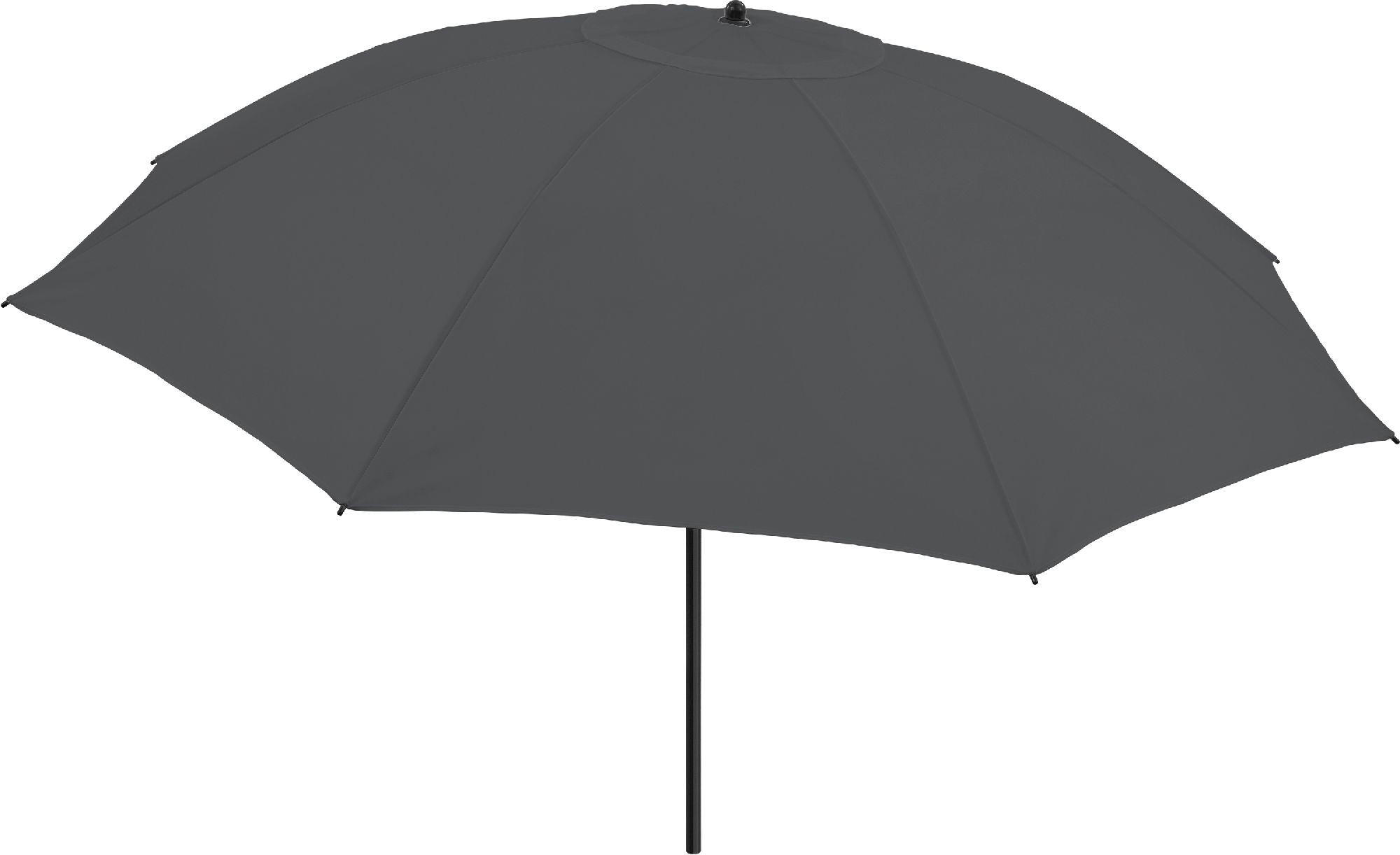 SONNENSCHIRM 235/235/144 cm - Grau, Kunststoff (235/235cm) - FARE