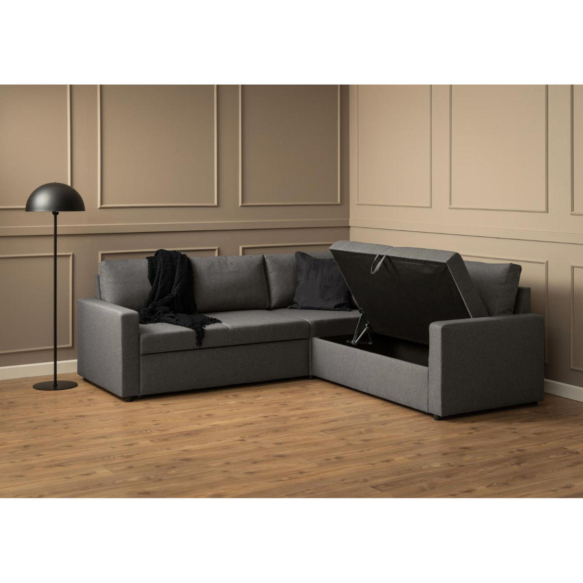 ECKSCHLAFSOFA, Sacramento, Braun, Kunstleder, reversibel, 228 x 85 x 85 cm - Braun, Leder/Kunststoff (228/85cm) - ebuy24
