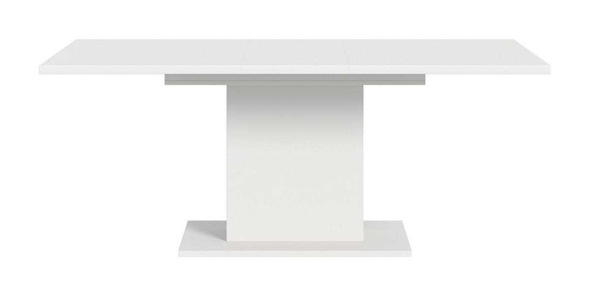 ESSTISCH MOTION (B/H/T: ca. 150/76/90 cm) in Weiß/weiß - Weiß, Holzwerkstoff (90/150/76cm)