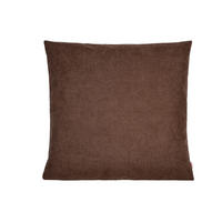KISSENHÜLLE FarbTon Chenille-Haptik kaffe-braun 50/50 cm - Braun, Textil (50/50cm) - beties Heimtextil