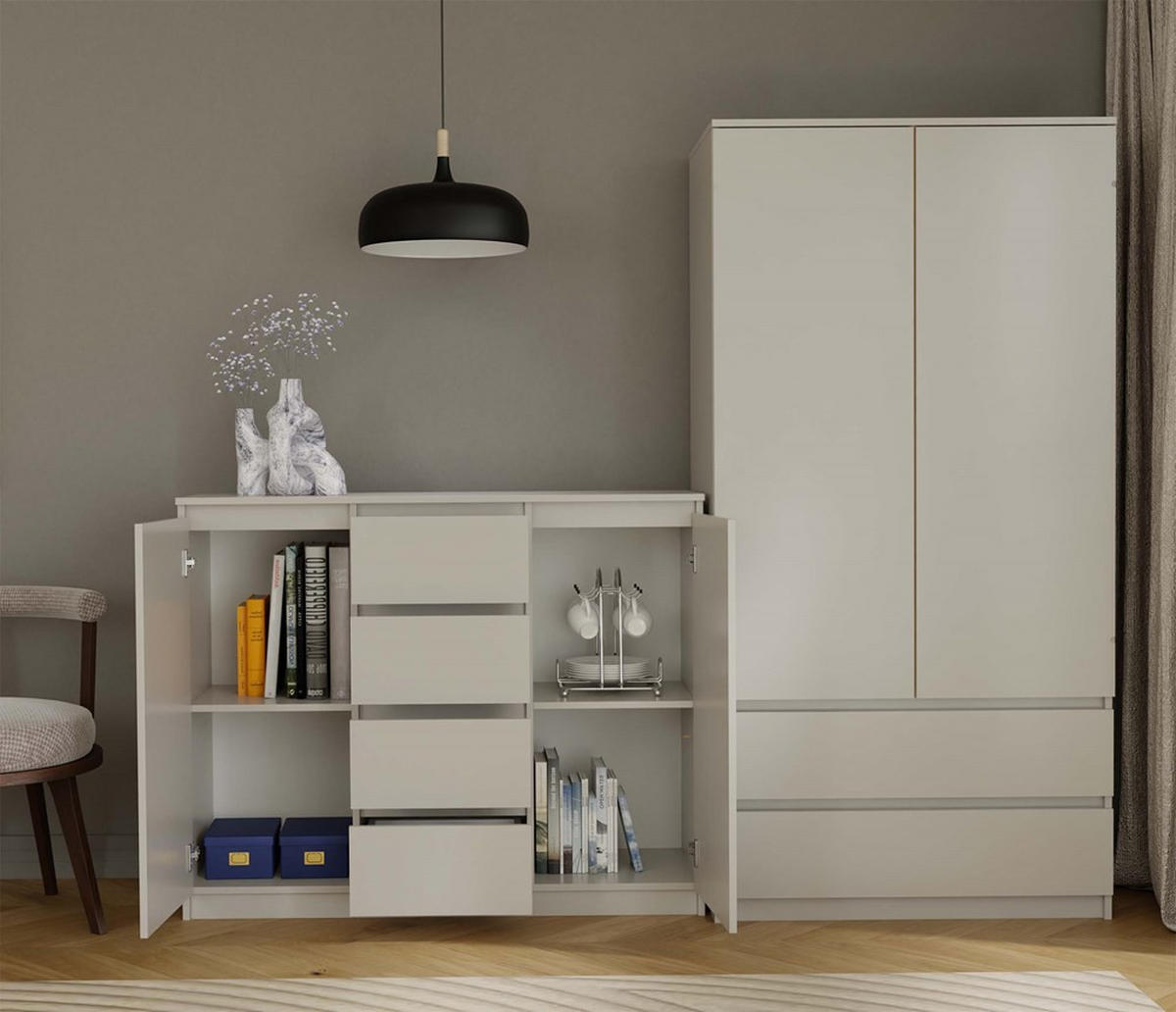 KOMMODE Kaschmir 120/97/40 - Kaschmir, Holzwerkstoff (120/97/40cm) - RAUMHIRSCH FURNITURE