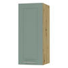 KÜCHENHÄNGESCHRANK Kvantum W2/30 Mint Matt / Eiche Artisan Matt 30 / 32,5 / 72cm - Eiche Artisan/Mintgrün, Holz/Holzwerkstoff (30/72/32.5cm) - Feldmann-Wohnen