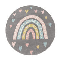 KINDERTEPPICH 120/120 cm Nino 887 - Grau, Textil (120/120cm) - Paco Home