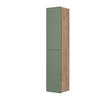 HOCHSCHRANK Izan Grün/Goldkraft Eiche 36.6 x 171.6 cm - Honigeiche/Grün, Holzwerkstoff (36.6/171.6/33.2cm) - Vicco